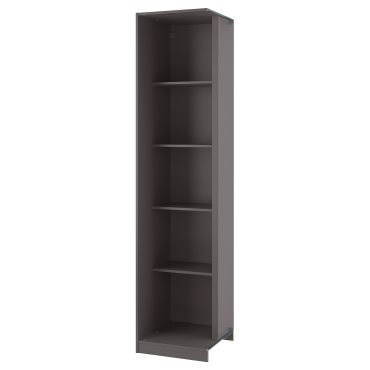 PAX, add-on corner unit with 4 shelves, 53x58x236 cm, 205.151.21