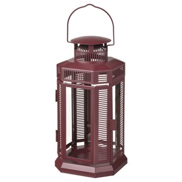 ENRUM, lantern for pillar candle in/outdoor, 28 cm, 205.480.89