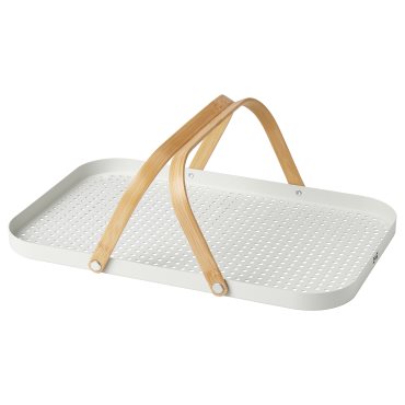 GRONFISK, tray with handle, 46x30 cm, 205.790.66