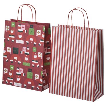 VINTERFINT, gift bag/2 pack, 26x35 cm, 206.043.39