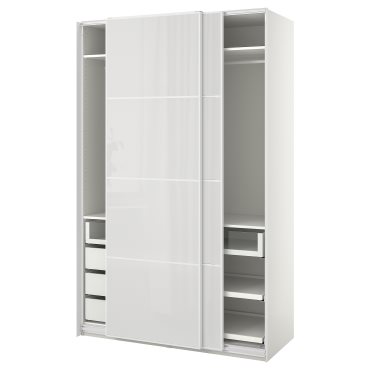 PAX/HOKKSUND, ντουλάπα με συρόμενες πόρτες, 150x66x236 cm, 295.026.71