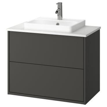 HAVBACK/ORRSJON, wash-stand with drawers/wash-basin/tap, 82x49x71 cm, 295.213.73