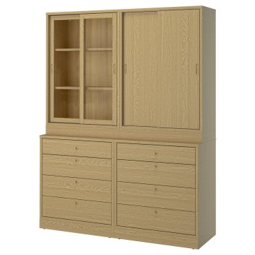 storage combination with drawers, 164x47x210 cm, 295.478.82