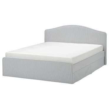 RAMNEFJALL, upholstered bed frame, 140x200 cm, 295.602.27