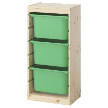 TROFAST, storage combination with boxes, 44x30x91 cm, 295.754.41