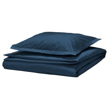 HAMPFLOCKEL, duvet cover and pillowcase, 150x200/50x60 cm, 306.064.13