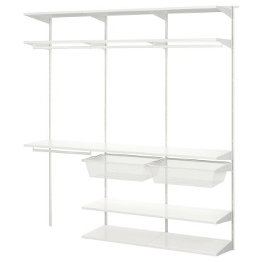 BOAXEL, wardrobe combination, 187x40x201 cm, 394.694.78