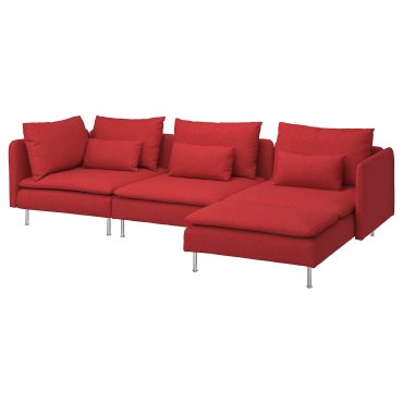 SODERHAMN, 4-seat sofa with chaise longue, 395.144.52
