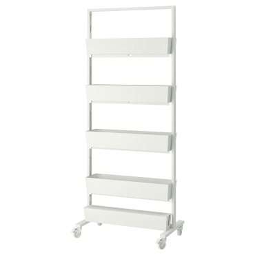 MITTZON, frame with castors/cable box, 85x205 cm, 395.146.78