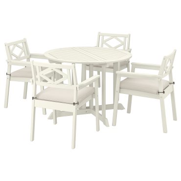 BONDHOLMEN, τραπέζι/4 καρέκλες με μπράτσα, εξωτερικού χώρου, 395.498.47
