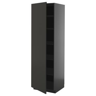 METOD, high cabinet with shelves, 60x60x200 cm, 395.881.41