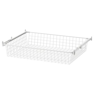 ALTARLIDEN, wire basket with pull-out rail, 80x62 cm, 396.039.62