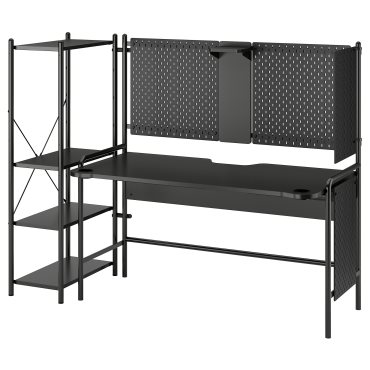 FRÖSKELÅS, gaming desk with storage, 396.278.35