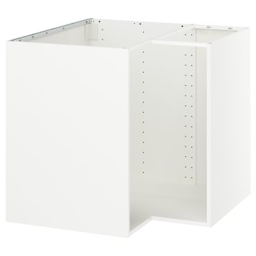 METOD, σκελετός γωνιακού ντουλαπιού βάσης, 88x60x80 cm, 405.967.48
