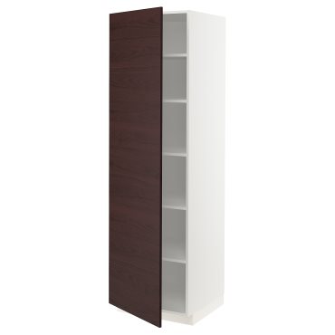 METOD, high cabinet with shelves, 60x60x200 cm, 494.531.08