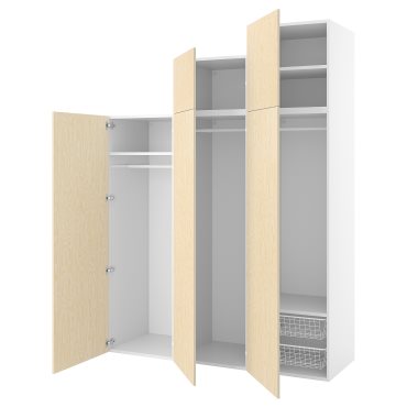 PLATSA, wardrobe with 5 doors, 180x57x241 cm, 495.009.92