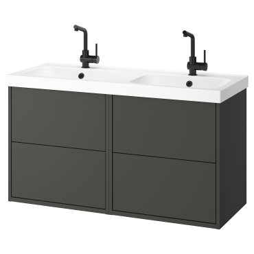 HAVBACK/ORRSJON, wash-stand/wash-basin/taps, 122x49x69 cm, 495.285.33