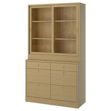storage combination with drawers, 121x47x210 cm, 495.478.81