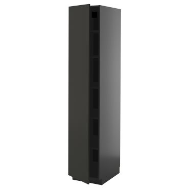 METOD, high cabinet with shelves, 40x60x200 cm, 495.871.41