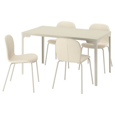 SKÅLSTA, τραπέζι και 4 καρέκλες, 140x80 cm, 495.907.75