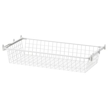 ALTARLIDEN, wire basket with pull-out rail, 80x42 cm, 496.039.52