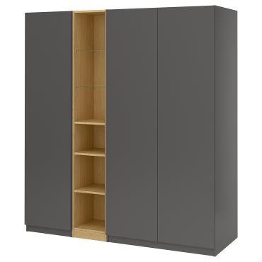 PAX/FORSAND, wardrobe combination, 185x60x201 cm, 496.072.62