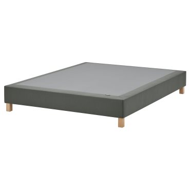 LYNGOR, slatted mattress base with legs, 160x200 cm, 496.082.71