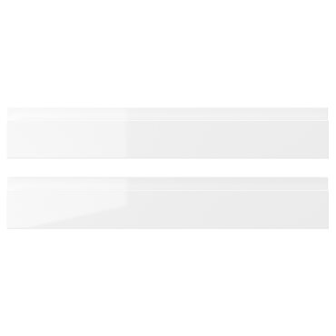 VOXTORP, drawer front/high-gloss 2 pack, 60x10 cm, 503.974.99