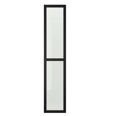 OXBERG, glass door, 40x192 cm, 504.773.68