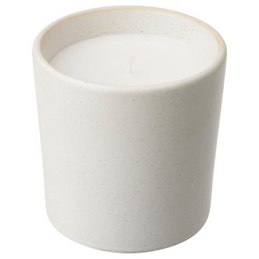 ADLAD, scented candle in ceramic jar/Scandinavian Woods, 50 hr, 505.022.02