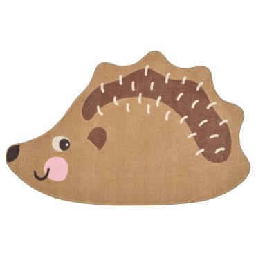 BRUMMIG, rug/hedgehog shaped, 94x150 cm, 505.211.87