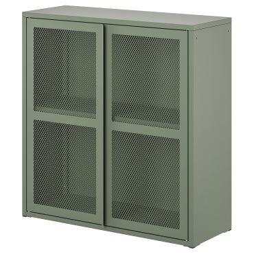 IVAR, cabinet with doors/mesh, 80x83 cm, 505.312.52