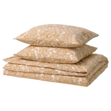 JÄTTEVALLMO, duvet cover and 2 pillowcases, 240x220/50x60 cm, 505.469.70