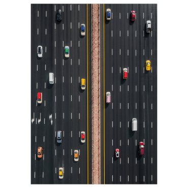 PJÄTTERYD, picture/traffic, 70x100 cm, 505.545.35