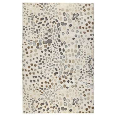 DUBBELFIL, rug low pile/dot pattern, 200x300 cm, 505.658.88