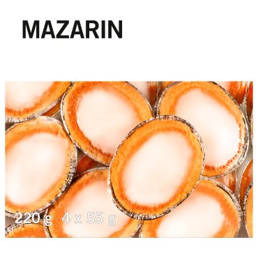 MAZARIN, ταρτάκια με ζάχαρη άχνη 220 g, 506.175.28