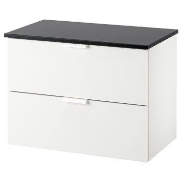 GODMORGON/TOLKEN, wash-stand with 2 drawers, 82x49x60 cm, 594.824.88