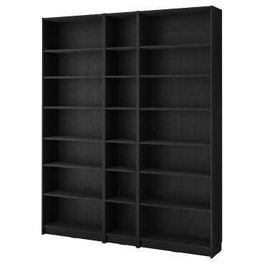 BILLY, bookcase combination with height extension units, 200x28x237 cm, 594.835.34