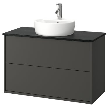 HAVBACK/TORNVIKEN, wash-stand with drawers/wash-basin/tap, 102x49x79 cm, 595.215.74