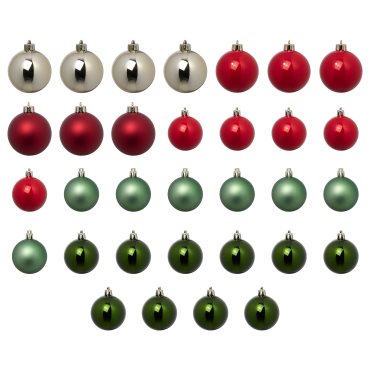 VINTERFINT, decoration bauble, 32 pack, 605.273.77