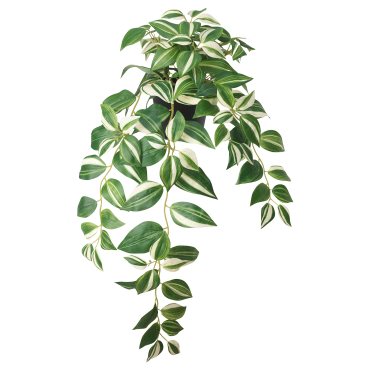 FEJKA, artificial potted plant/in/outdoor/tradescantia zebrina, 12 cm, 605.465.78