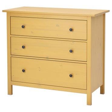 HEMNES, συρταριέρα με 3 συρτάρια, 108x96 cm, 605.857.96