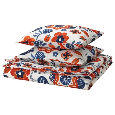 KANONVISKA, duvet cover and 2 pillowcases, 240x220/50x60 cm, 606.140.15