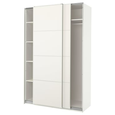 PAX/MEHAMN, ντουλάπα με συρόμενες πόρτες, 150x66x236 cm, 695.003.02