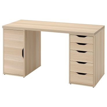 LAGKAPTEN/ALEX, desk, 140x60 cm, 695.216.20