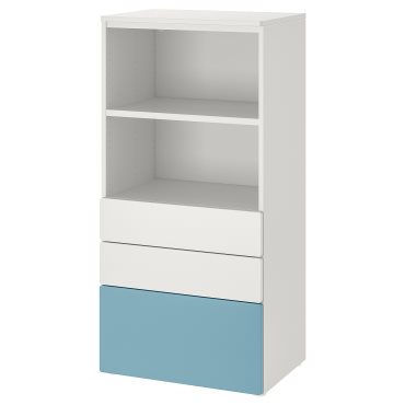 SMASTAD/PLATSA, bookcase with 3 drawers, 60x42x123 cm, 695.439.24