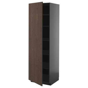 METOD, high cabinet with shelves, 60x60x200 cm, 695.872.01