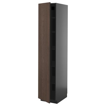 METOD, high cabinet with shelves, 40x60x200 cm, 695.879.46