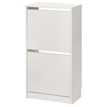 BISSA, shoe cabinet with 2 compartments, 49x28x93 cm, 705.302.56