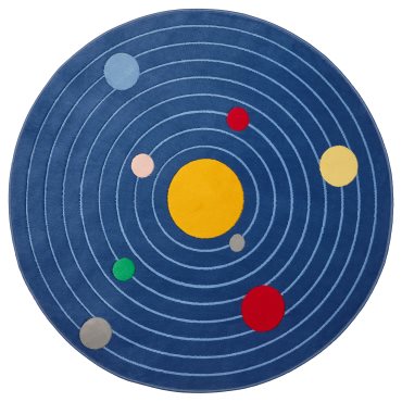 AFTONSPARV, χαλί/Διάστημα, 133 cm, 705.540.54